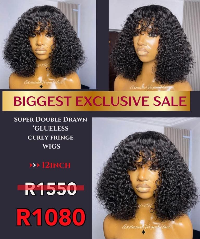 Curly Fringe Wig — view 3