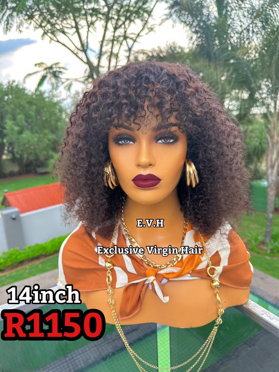 Curly Fringe Wig