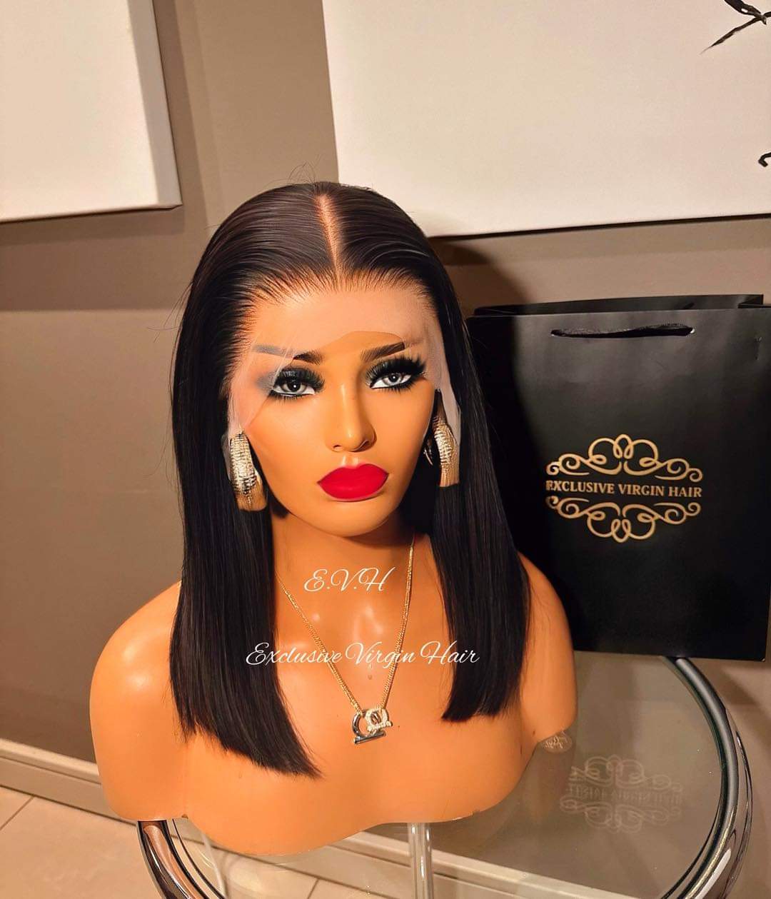 Vietnamese Bone Straight HD Full Frontal Lace Wig 10" - 32"