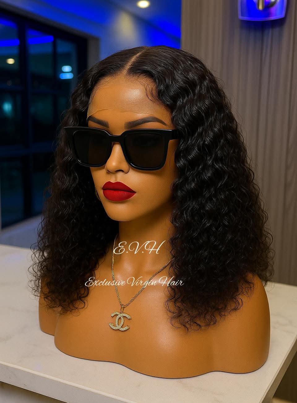 Full Frontal Curly Burmese Lace Wig 12" - 30"