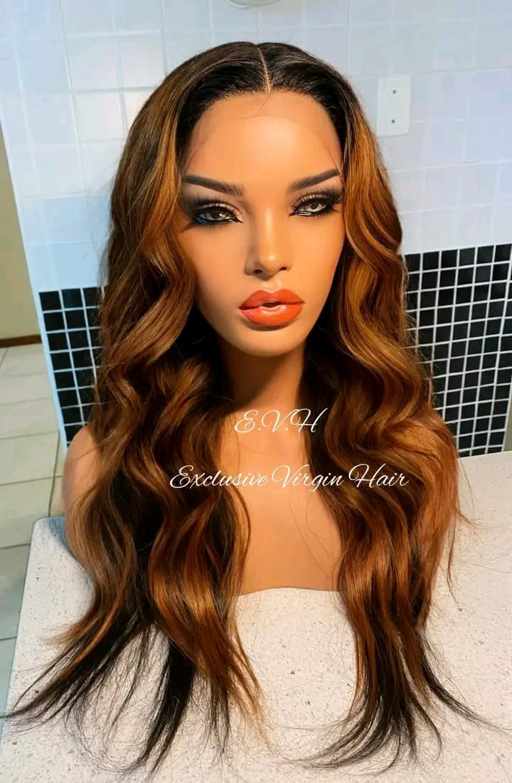 Straight Wear & Go Lace Wig, Ombre Colour, 10" - 32"