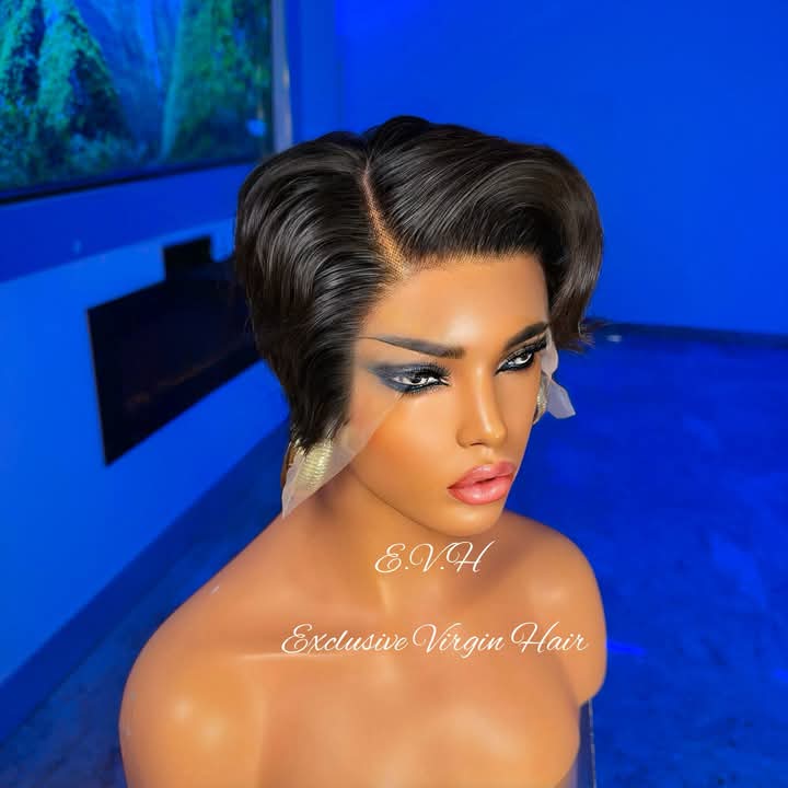 Full Frontal Pixie Lace Wigs - Natural Colour & Ombre