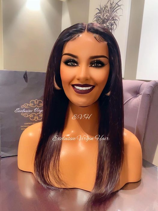 Wear & Go Straight Lace Wig, Natural Colour, 10" - 32"