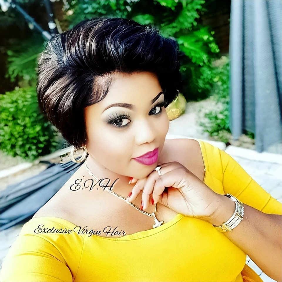 Full Frontal Pixie Lace Wigs - Natural Colour & Ombre