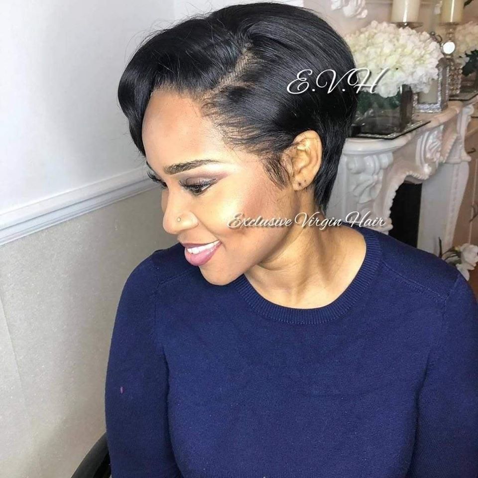 Full Frontal Pixie Lace Wigs - Natural Colour & Ombre